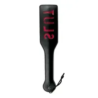 Easytoys Fetish - Schwarze Lederklatsche - Slut Easytoys Fetish - Schwarze Lederklatsche - Slut