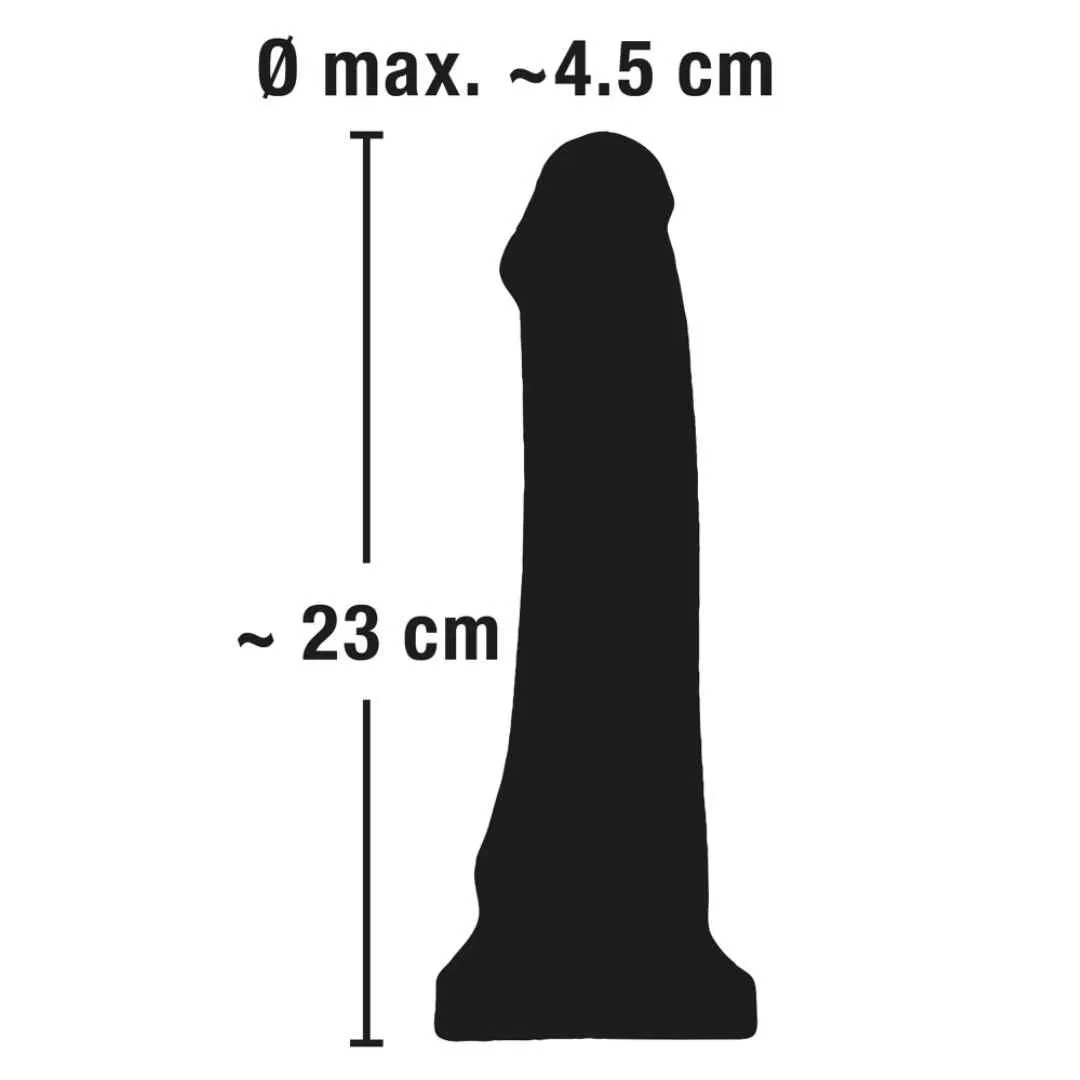 Naturdildo "European Lover mit Eichel", 23cm – Bild 5