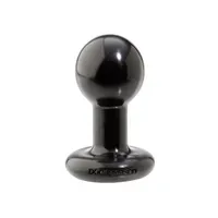 Round Butt Plug Small: Analplug, schwarz (8cm) Round Butt Plug Small: Analplug, schwarz (8cm)