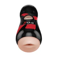 PDX Elite Vibrating Oral Stroker: Masturbator, haut PDX Elite Vibrating Oral Stroker: Masturbator, haut