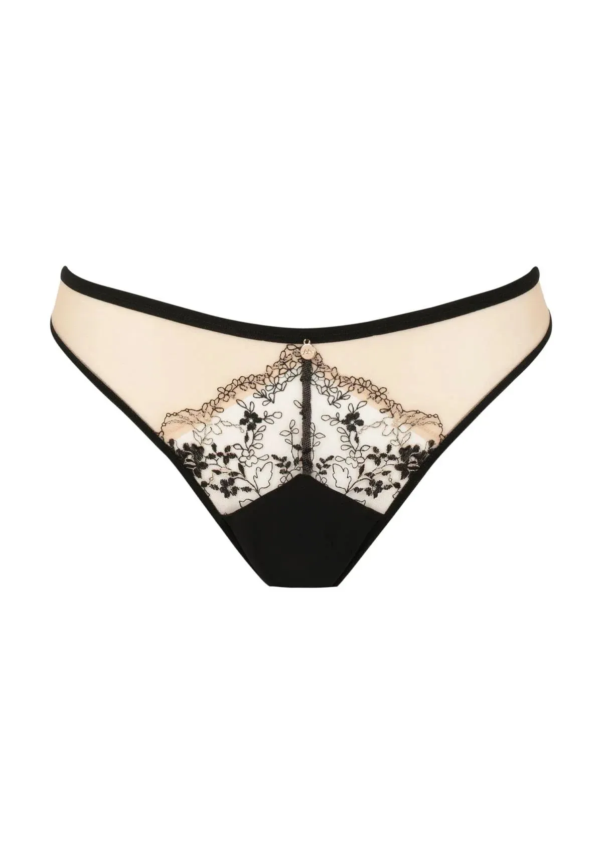 Atelier Amour | Après Minuit Schwarzer Tanga Größe XS – Bild 2