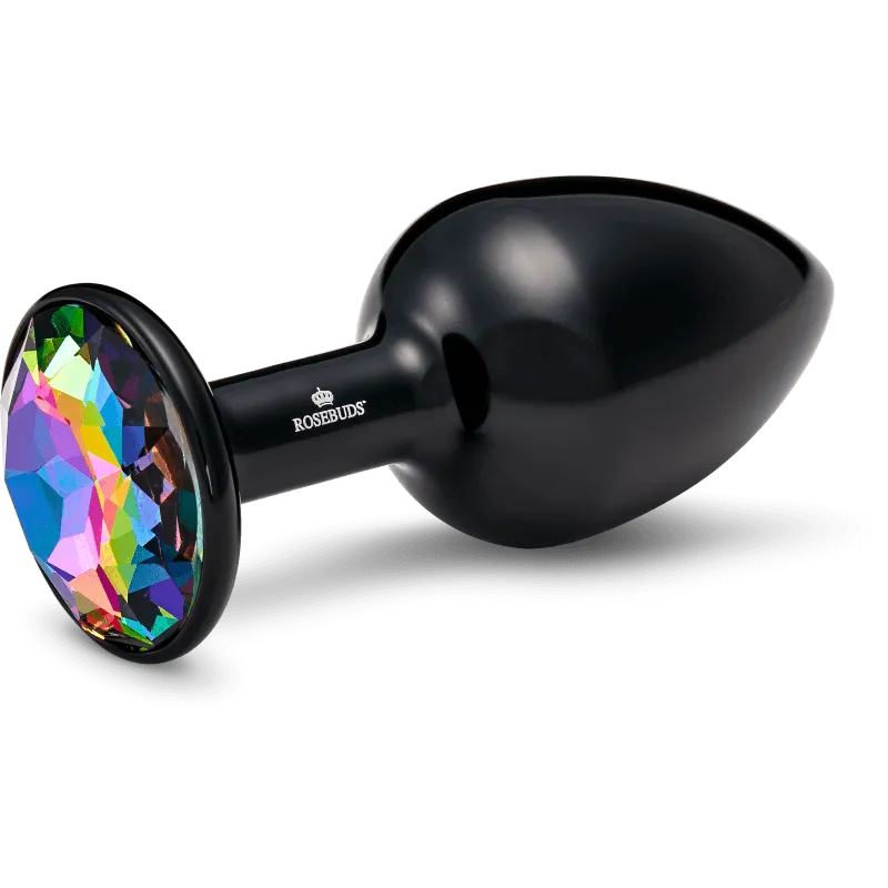 Rosebuds™ - Medium Alu Schwarz Kristall Rosebuds™ - Medium Alu Schwarz Kristall