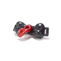 Milkbone Gag with Tongue Insert: Silikon-Knebel mit Zunge, schwarz/rot Milkbone Gag with Tongue Insert: Silikon-Knebel mit Zunge, schwarz/rot