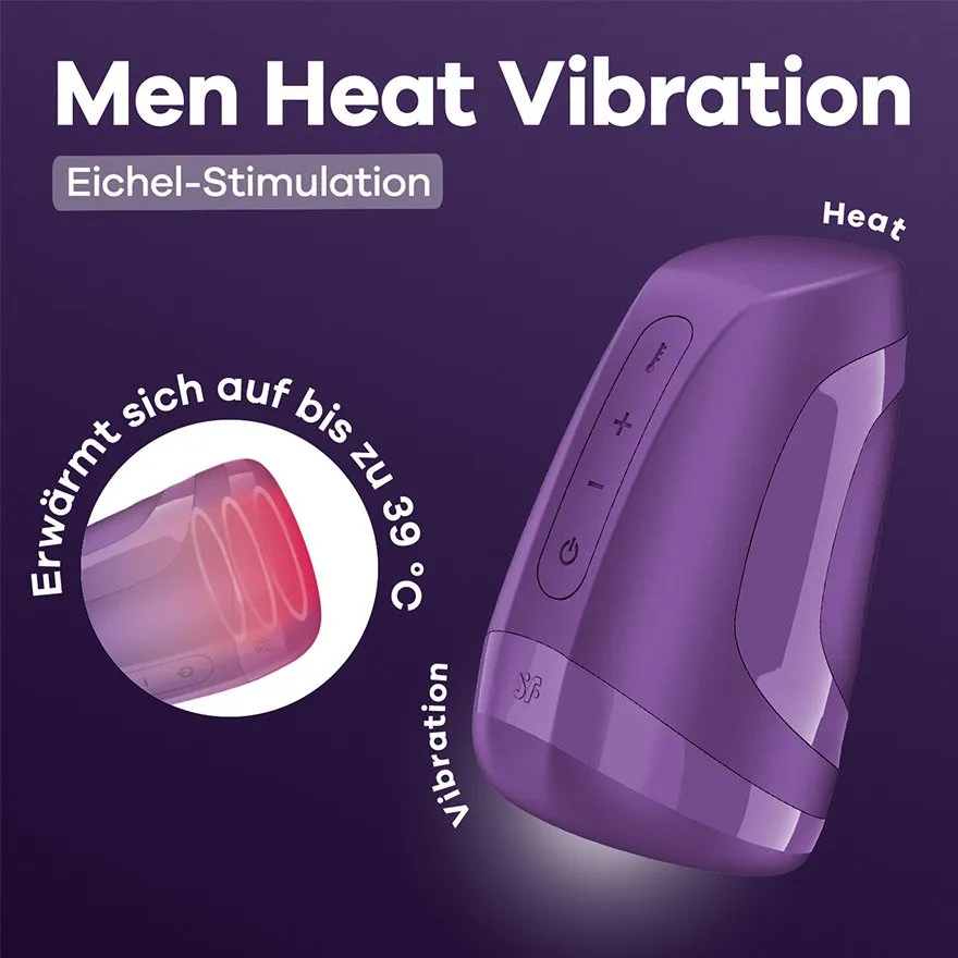 Satisfyer Men Heat Vibration - Batteriebetrieben & wärmend Satisfyer Men Heat Vibration - Batteriebetrieben & wärmend
