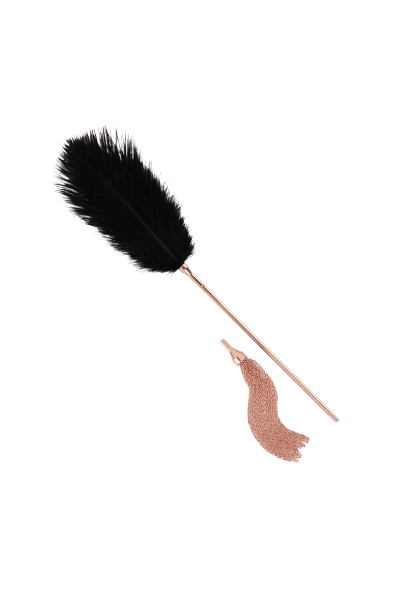 Federkitzler mit Peitsche Federkitzler mit Peitsche