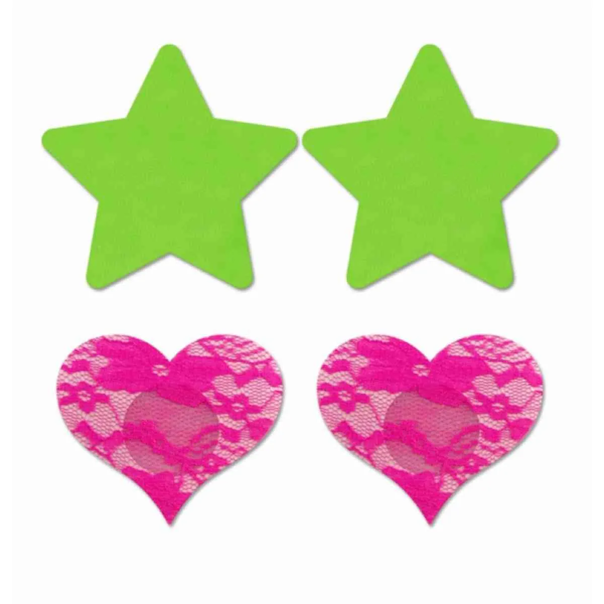 Nippelsticker-Set Herz und Stern Nippelsticker-Set Herz und Stern