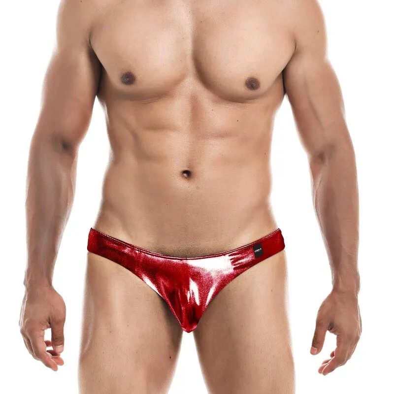 Glänzender Herren Low Rise Brief – Bild 3