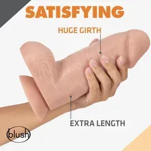 Dr. Skin »Dr. Chubbs« Realistischer Dildo mit Saugnapf - 25,4 cm - Vanille