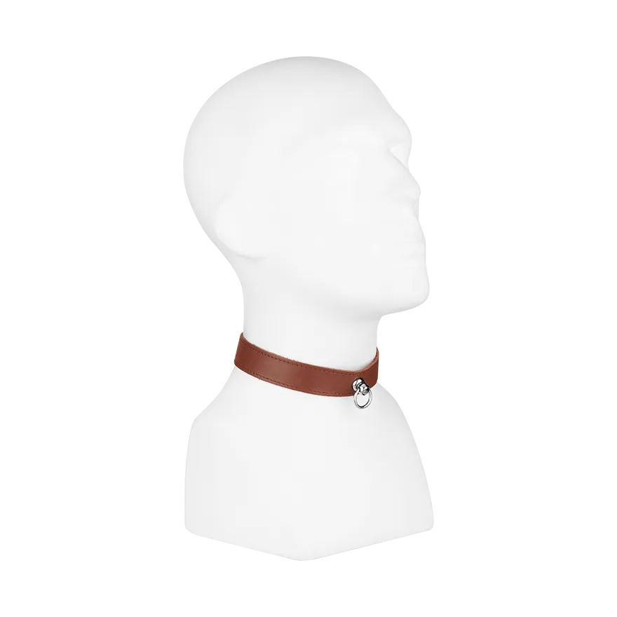 Leder-Halsband, M/L Leder-Halsband, M/L