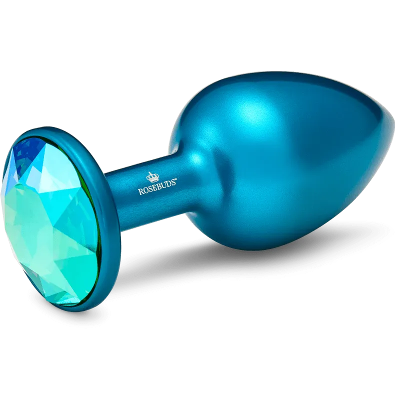 Rosebuds™ - Medium Alu Blue Crystal Rosebuds™ - Medium Alu Blue Crystal