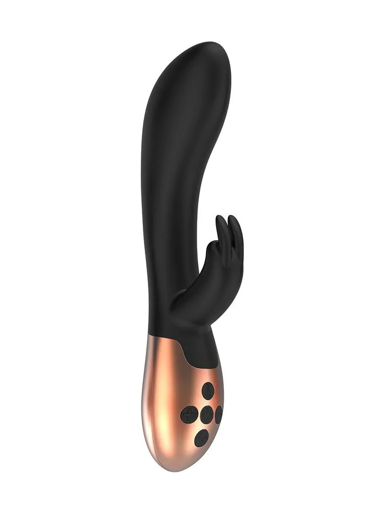 Elegance Opulent: Bunny-Vibrator mit Wärmefunktion, schwarz Elegance Opulent: Bunny-Vibrator mit Wärmefunktion, schwarz