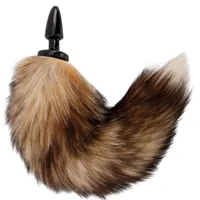 Analplug aus Silikon mit Schwanz Analplug aus Silikon mit Schwanz