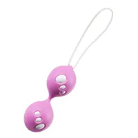 Twin Balls: Liebeskugeln, rosa/weiß Twin Balls: Liebeskugeln, rosa/weiß