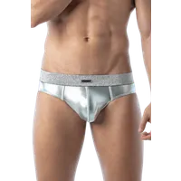 Herren Slip silber Glitzer Herren Slip silber Glitzer