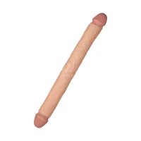 Doppeldildo mit langem Schaft, 45 cm Doppeldildo mit langem Schaft, 45 cm