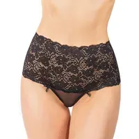 Coquette: String, schwarz (One Size) Coquette: String, schwarz (One Size)