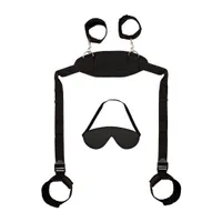 Kombi Fessel für Hals/Nacken, Hand und Fuß mit Augenmaske Kombi Fessel für Hals/Nacken, Hand und Fuß mit Augenmaske