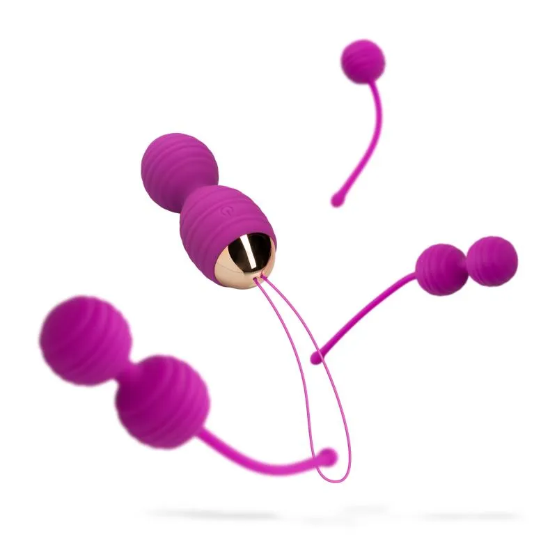 Kegelballen-Set mit Fernbedienung - Lila – Bild 3