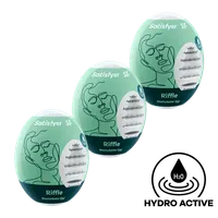 Satisfyer Masturbator Egg - Riffle, 3 Teile Satisfyer Masturbator Egg - Riffle, 3 Teile