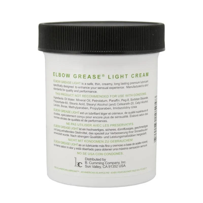 Elbow Grease – LIGHT CREAM Gleitcreme – 118 ml – Bild 2