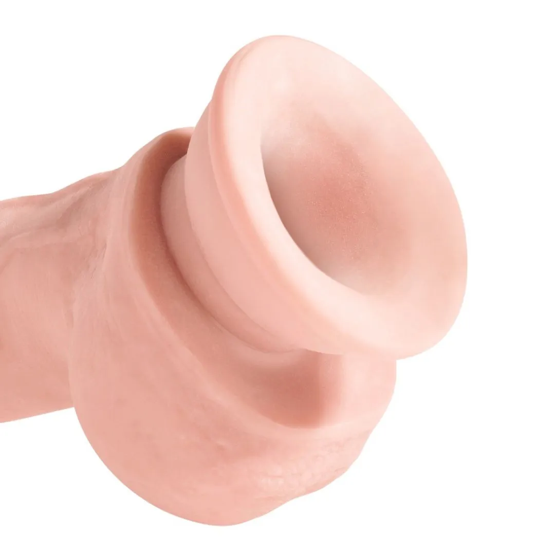 Dildo „8" Triple Density Cock with Balls“ – Bild 4