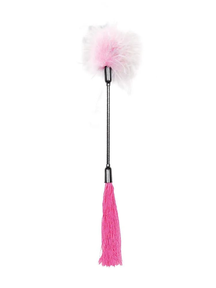 Sportsheets Whip & Tickle: Federstab mit Peitsche, pink Sportsheets Whip & Tickle: Federstab mit Peitsche, pink