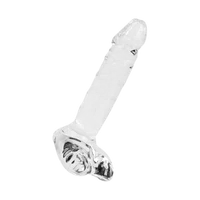 Naturgetreuer Glasdildo, 18 cm Naturgetreuer Glasdildo, 18 cm