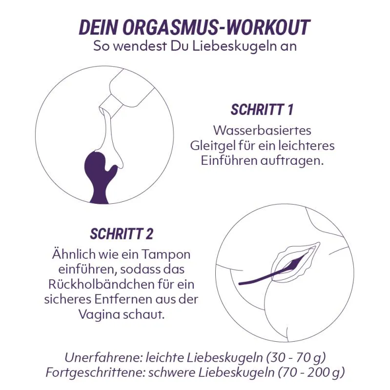 La Gemmes »Amethyst« Yoni-Ei Set – Bild 3