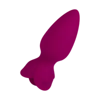 Rosenförmiger Analvibrator aus Silikon, 10,5 cm Rosenförmiger Analvibrator aus Silikon, 10,5 cm