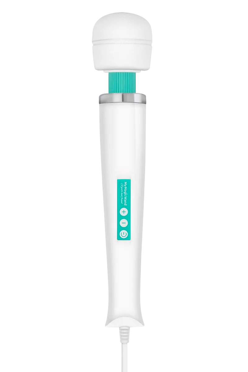My Magic Wand Massagestab - 32cm - Kabelgebunden - weiß türkis My Magic Wand Massagestab - 32cm - Kabelgebunden - weiß türkis