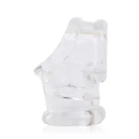Oxballs Powersling: Penisring und Hodenstretcher, transparent Oxballs Powersling: Penisring und Hodenstretcher, transparent