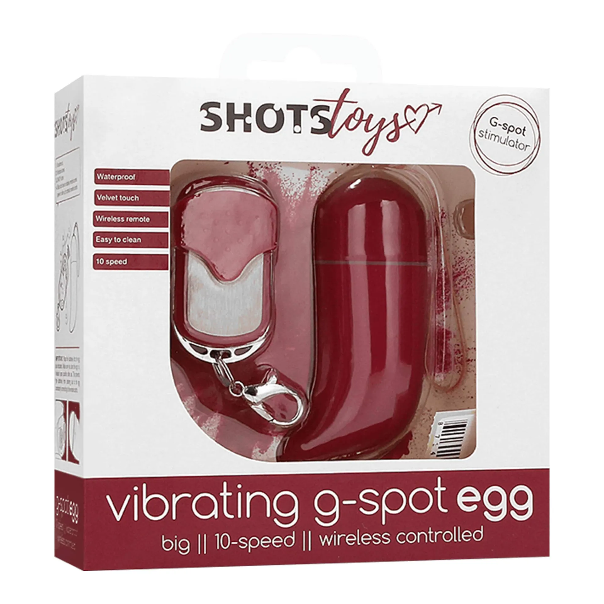 Wireless G-Spot Egg Egg Large, 8,8 cm Wireless G-Spot Egg Egg Large, 8,8 cm