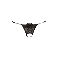 Ouvertstring: Strass, schwarz (S/M) Ouvertstring: Strass, schwarz (S/M)