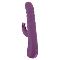 Stoßvibrator mit Klitoris-Stimulator Stoßvibrator mit Klitoris-Stimulator