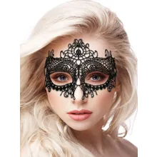 Ouch! Maske: Queen Black Lace, schwarz Ouch! Maske: Queen Black Lace, schwarz