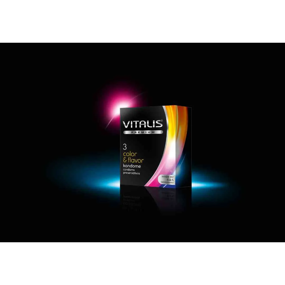 Kondome "VITALIS colour & flavour" – Bild 4