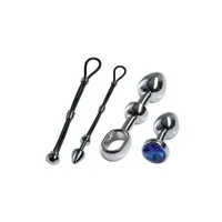 Malesation Alu Cock-Grip Set klein, silber/blau Malesation Alu Cock-Grip Set klein, silber/blau