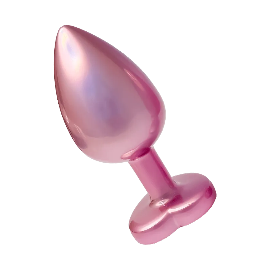 Large Pearl Pink Plug, 9,5 cm Large Pearl Pink Plug, 9,5 cm