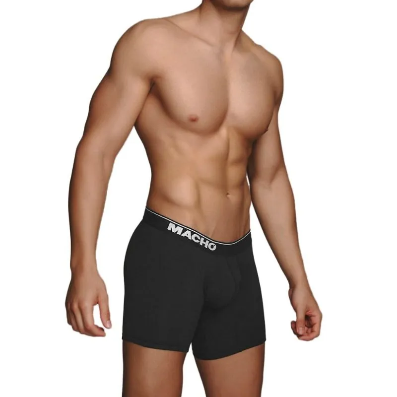 Langer Herren Boxer, schwarz – Bild 5