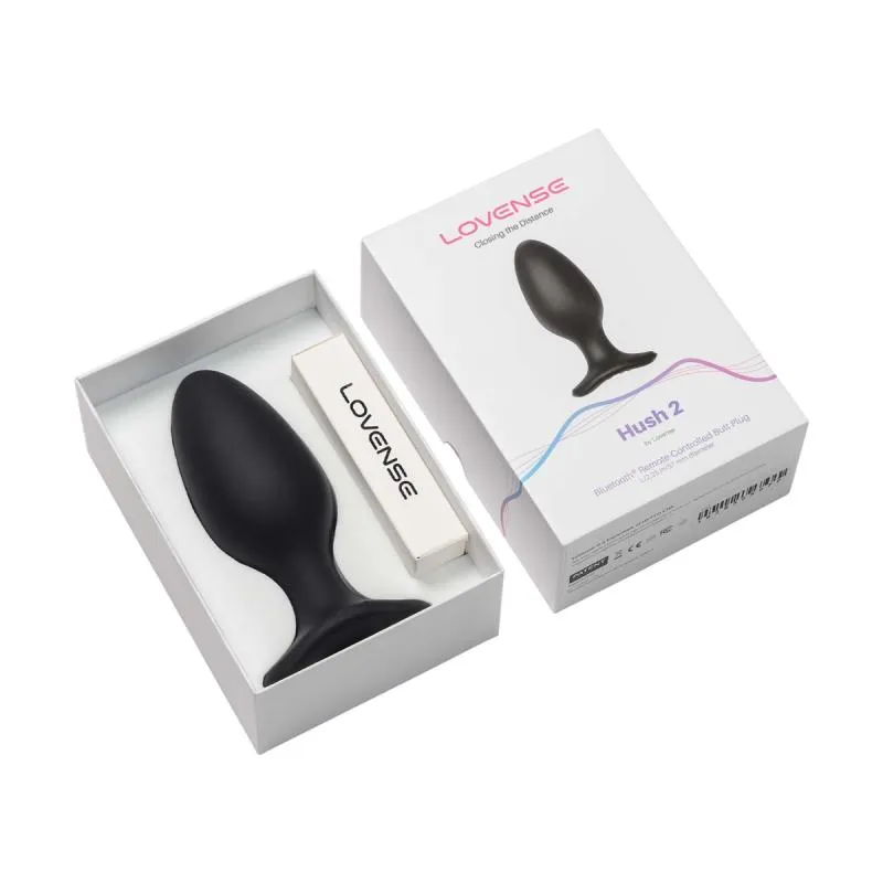 Lovense - Hush 2 Vibrationsbuttplug Mit App - Schwarz – Bild 5