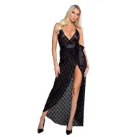 Playboy Lingerie - Bunny Noir Slip Dress Playboy Lingerie - Bunny Noir Slip Dress