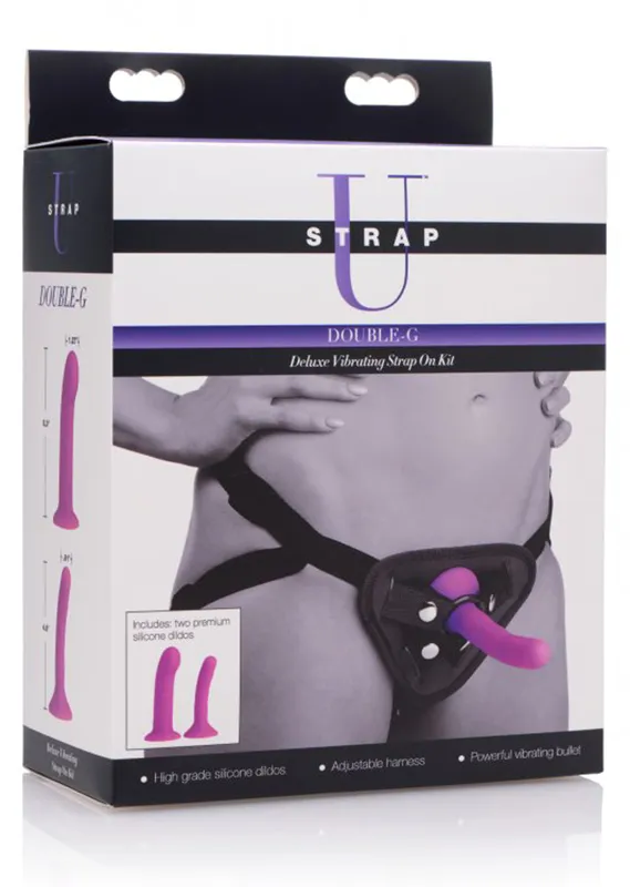 Double-G Deluxe Vibrating Strap-On Kit – Bild 5