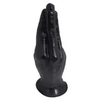 Hand: Dildo 21cm, schwarz Hand: Dildo 21cm, schwarz