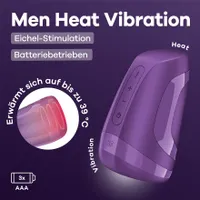 Satisfyer Men Heat Vibration - Batteriebetrieben & wärmend Satisfyer Men Heat Vibration - Batteriebetrieben & wärmend