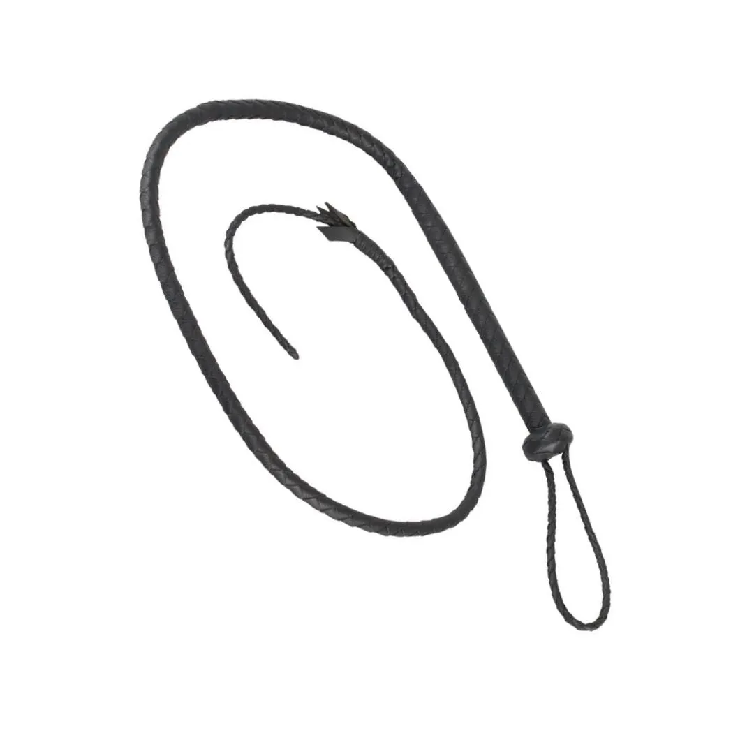 Handgeflochtene Singletail Leder-Peitsche Handgeflochtene Singletail Leder-Peitsche