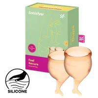 Satisfyer Feel Secure - Menstrual Cup Set, 15 & 20 ml Satisfyer Feel Secure - Menstrual Cup Set, 15 & 20 ml