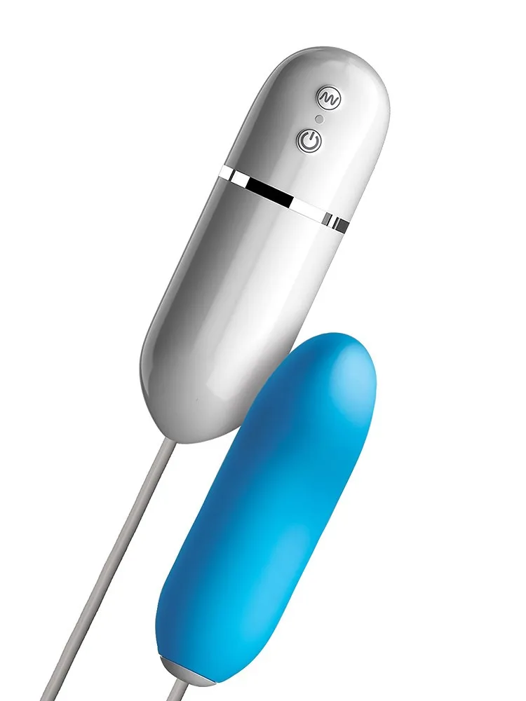 Crush Gum Drop: G-Punkt Vibrator mit Fernbedienung, blau Crush Gum Drop: G-Punkt Vibrator mit Fernbedienung, blau