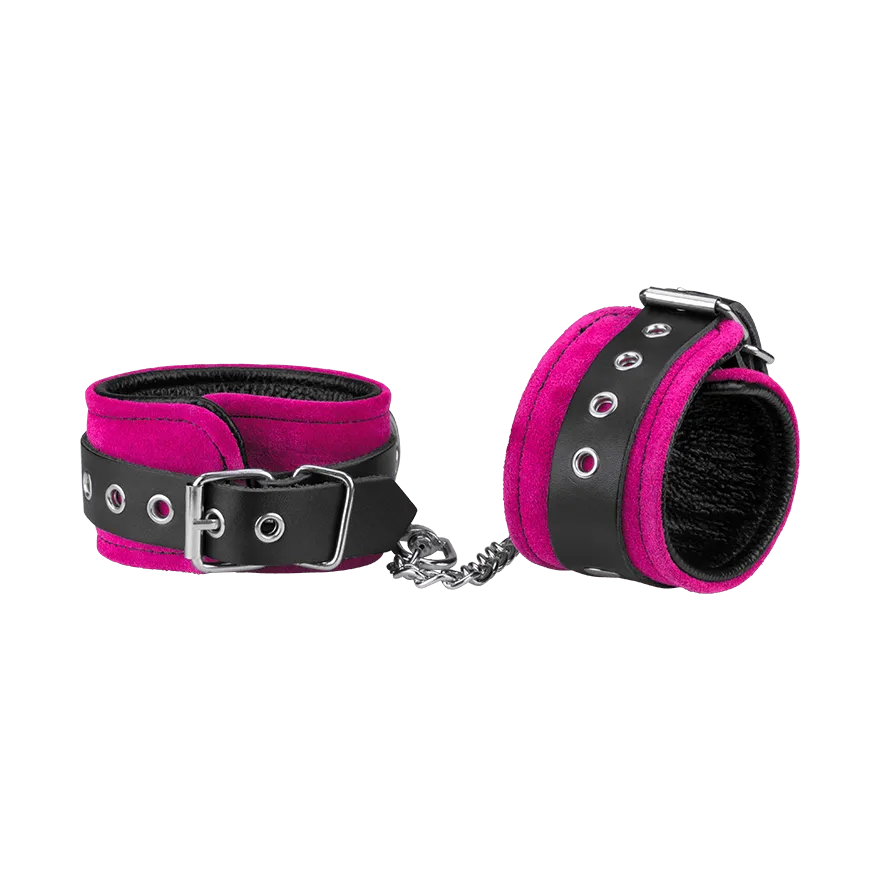 Leder-Handfesseln mit Karabinern Leder-Handfesseln mit Karabinern