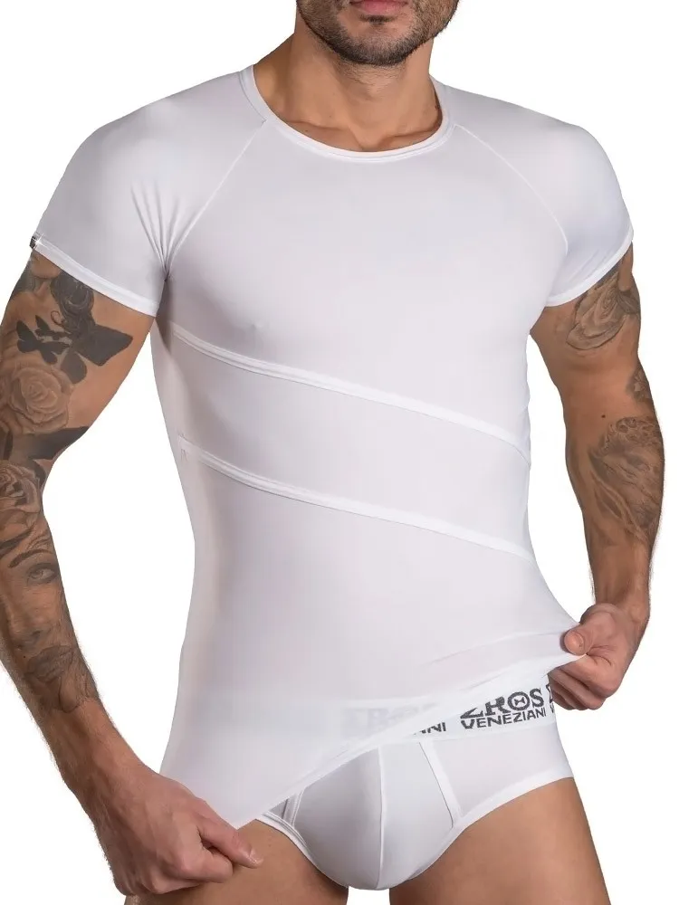 Eros Veneziani Angelo: T-Shirt, weiß (L/XL) Eros Veneziani Angelo: T-Shirt, weiß (L/XL)