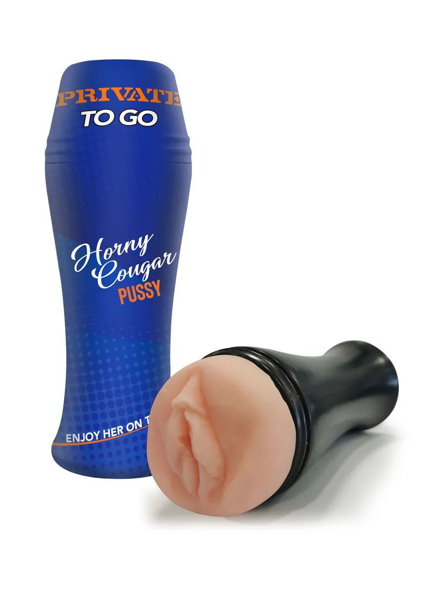 Private to Go Horny Cougar: Vakuum-Masturbator, haut Private to Go Horny Cougar: Vakuum-Masturbator, haut